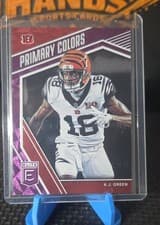 A.J. Green 2019 Panini Donruss Elite Primary Colors card