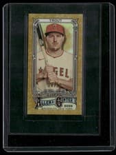 2025 Topps Allen & Ginter Mini Chrome Mike Trout #100 card