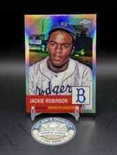 Jackie Robinson 2022 Topps Chrome card