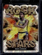 2025-26 Topps Chrome Rock Stars Magic Johnson #RS-11 card