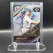 2025 Topps Diamond Icons Black PolychromatINK Autographs Mark McGwire #BPA-MMC card