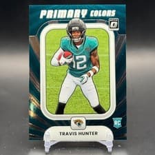2025 Donruss Optic Rookie Primary Colors Travis Hunter #3 card