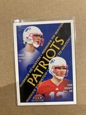 2000 Fleer Tradition Dave Stachelski, Tom Brady #352