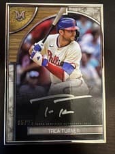 2025 Topps Museum Collection Museum Framed Autographs Trea Turner #FMA-TT card