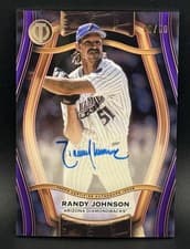 2025 Topps Tribute Pillars Of The Game Autographs Randy Johnson #PTGA-RJ card