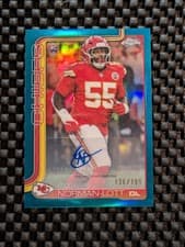 2025 Topps Chrome Retail Rookie Autographs Omarr Norman-Lott #RRA-ONL card