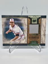 2025 Topps Museum Collection Meaningful Material Relics Cal Ripken Jr. #MMR-CR card