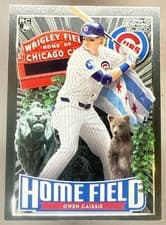 2026 Topps Chrome Black Home Field Owen Caissie #CBHA-11 card