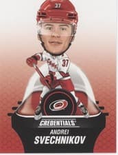 2024-25 Upper Deck Credentials Arena Giveaways - Bobbleheads Andrei Svechnikov #BH-AS card