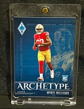 2025 Panini Phoenix Archetype Mykel Williams #20 card
