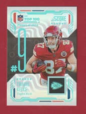 2025 Score Top 100 Travis Kelce #9 card