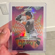 2025 Panini Prizm Groovy Aaron Judge #3 card