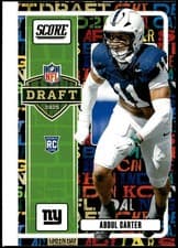 2025 Score NFL Draft Abdul Carter #8 card