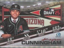 2025 Bowman Draft Bowman Draft Night Kayson Cunningham #BDN-2 card