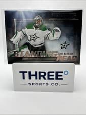 2025-26 Upper Deck Credentials Standing on Their Head Jake Oettinger #SH-4 card