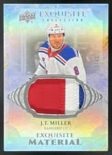 2025-26 Upper Deck Black Diamond Exquisite Materials J.T. Miller #EM-JM card
