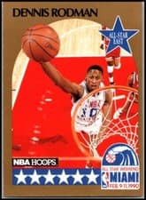 Dennis Rodman 1990-91 Hoops Base Set card
