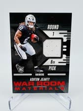 2025 Panini Absolute War Room Materials Ashton Jeanty #WRM-AJY card
