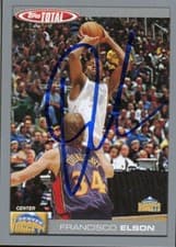 Francisco Elson 2004-05 Topps Total Base Set card