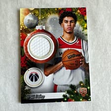 2025-26 Topps Holiday Player Relics Will Riley #PR-WR