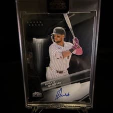 2026 Topps Chrome Black Autographs Edgar Quero #CBA-EQ card