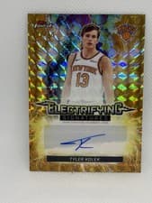 2025-26 Finest Electrifying Signatures Tyler Kolek #ESG-TK card