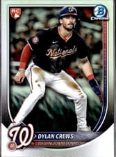 Dylan Crews 2025 Bowman Chrome Red Rookie Redemption card