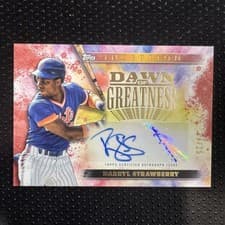 2024 Topps Inception Dawn Of Greatness Autographs Darryl Strawberry #DGA-DS card