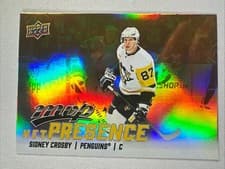 2025-26 Upper Deck MVP Net Presence Sidney Crosby #NP-19 card