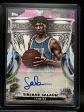 2024-25 Topps Inception Grail Chasing Signatures Tidjane Salaün #GCS-TS card