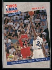 East Semifinals: Bulls 4, Cavaliers 0 1993-94 Upper Deck Base Set card