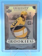 2025-26 Upper Deck Black Diamond Exquisite Rookie Patch Ozzy Wiesblatt #RP-OW card