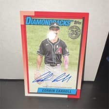 2025 Topps 1990 Autograph Corbin Carroll #90AU-CC
