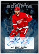 2024-25 Upper Deck Black Diamond Sparkling Scripts J.T. Compher #SS-JC card