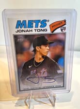 2026 Topps Heritage Real One Autographs Jonah Tong #ROA-JTO card