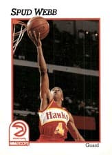 Spud Webb 1991-92 Hoops Base Set card