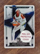 2025 Panini Impeccable WNBA Stainless Stars Arike Ogunbowale #21 card