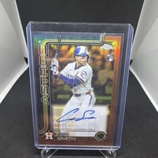 2025 Topps Gilded Collection Chrome Gold Autographs Cam Smith #CGA-CA card