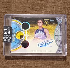 2025-26 Topps 3 Veteran 3 Patch Autographs Lauri Markkanen #V3A-LM card