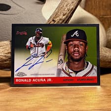 2025 Topps Chrome Platinum Autographs Ronald Acuña Jr. #CPA-RA card