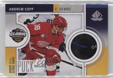 2024-25 SP Game Used 2023 Global Series Sweden Puck Relics Andrew Copp #GSP-AC card