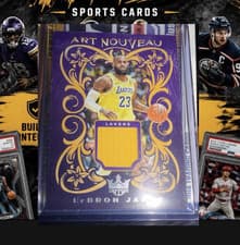2024 2023 Panini Court Kings Art Nouveau LeBron James #AN-LBJ