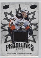 2024-25 Upper Deck Ice Ice Premieres Jersey Cutter Gauthier #IPJ-28 card