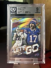 2025 Topps Chrome Let's Go Josh Allen #LG-3 card