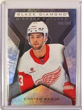 2025-26 Upper Deck Black Diamond Diamond Futures Carter Mazur #BDF-CM card