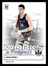 2024-25 Panini Court Kings Works in Progress Zach Edey #13 card