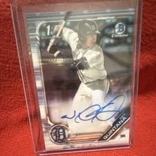 Nick Quintana 2019 Bowman Draft Chrome Picks Autograph card