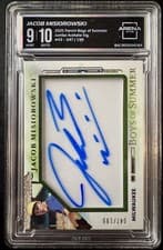 2025 Panini Boys of Summer Jumbo Acetate Signatures Jacob Misiorowski #43 card
