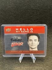 2025-26 Upper Deck MVP Hello My Name Is Stickers Ryan Suzuki #HNI-14 card