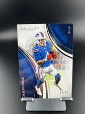 James Cook 2025 Panini Immaculate Base Set card